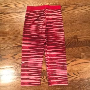 Nike Pants - NWOT Nike Pro striped 3/4 legging length size Nike Pants - NWOT Nike Pro striped 3/4 legging length size